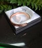 Hammered Copper Bracelet, Pure Copper Bangle - Image 8
