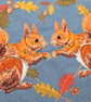 'Red Squirrels & Acorn heart', Valentine's day, Love, Wedding, Anniversary  - Image 8