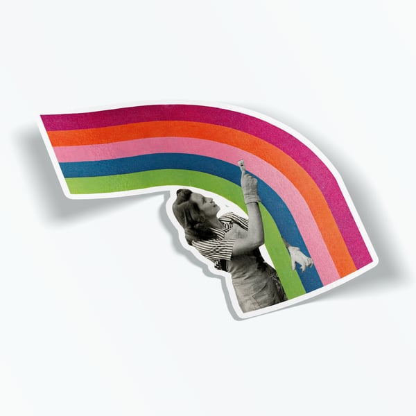 Rainbow Sticker - Paint a Rainbow