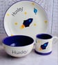 Personalised Rocket Dinner Set - Image 1