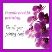 Purple Orchid Printing