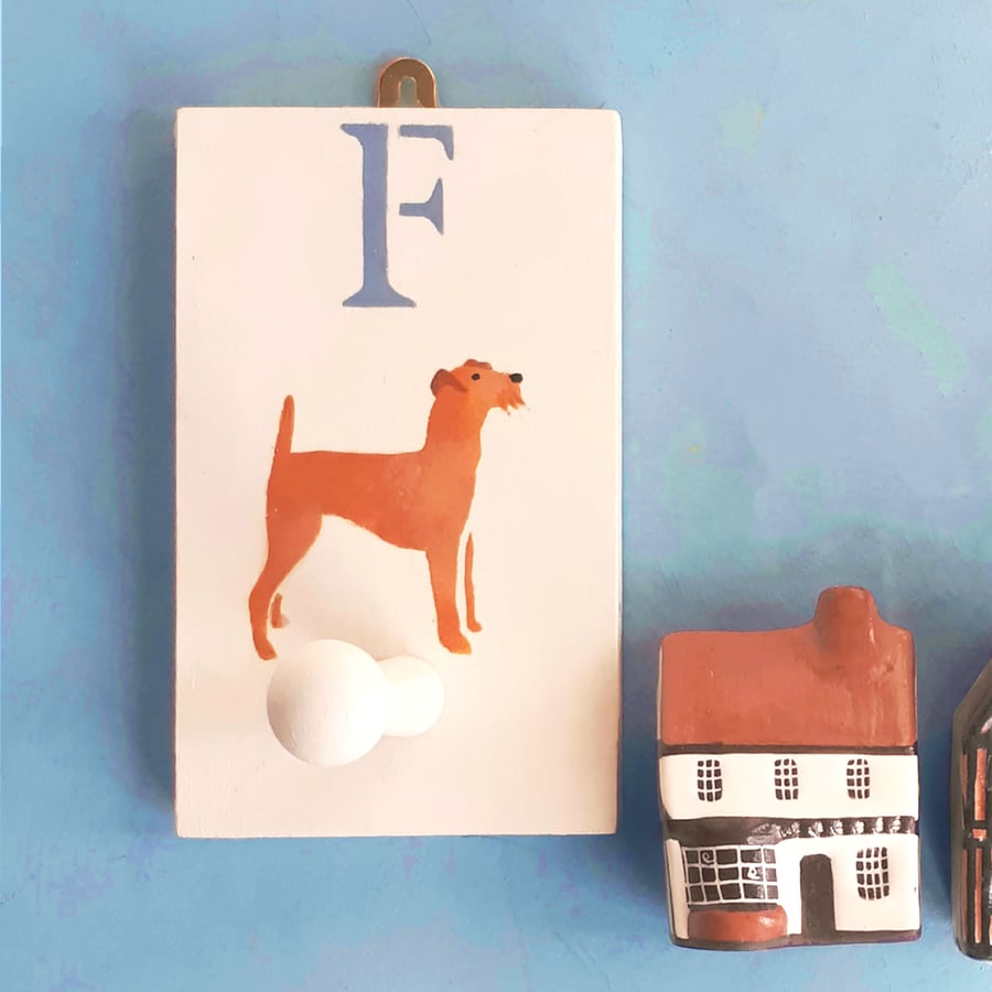 Irish Terrier Coat Hook 