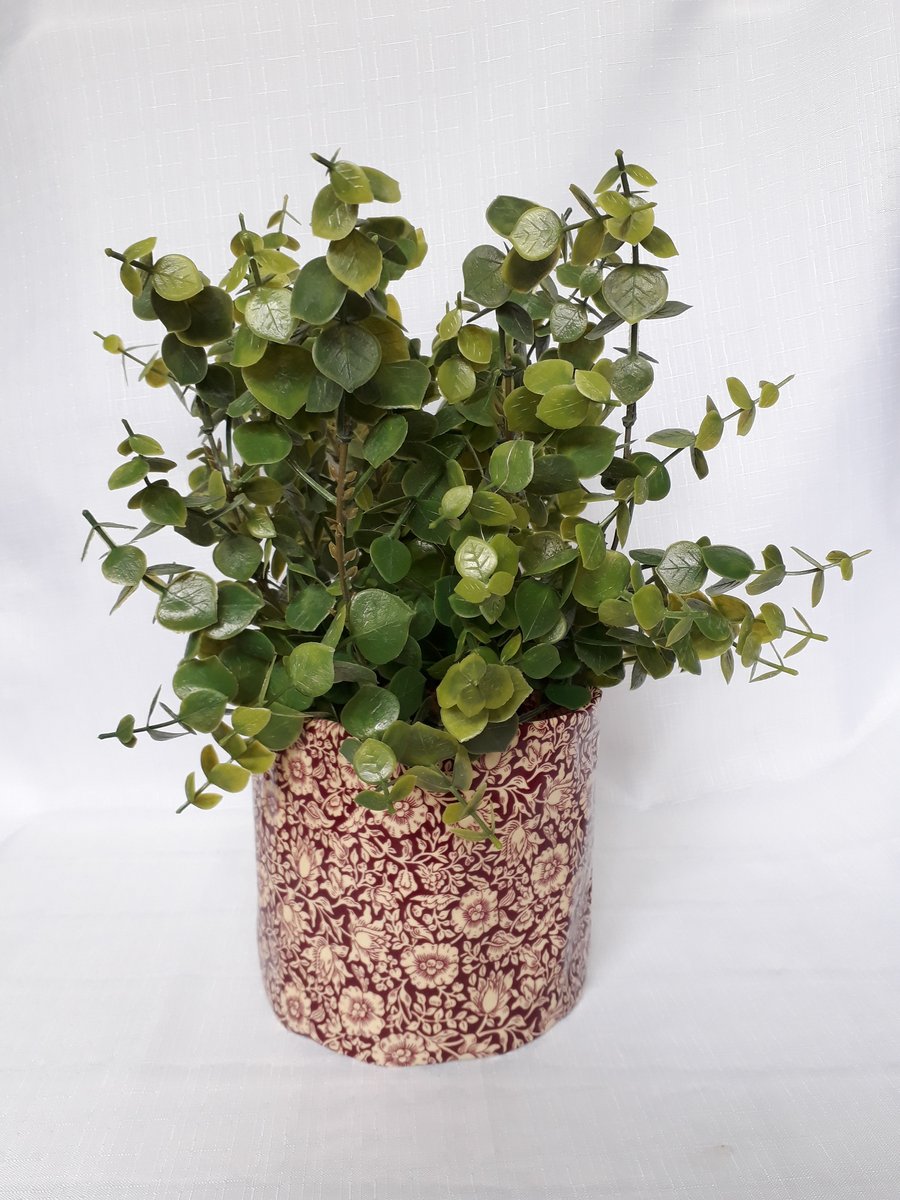 William Morris plant pot, vase, waterproof basket, fabric pot