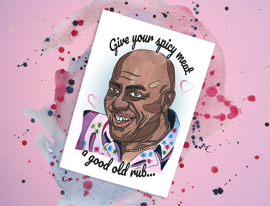 Ainsley Harriott Handmade Card