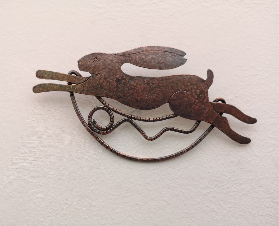 Copper Hare (Wall Art) 
