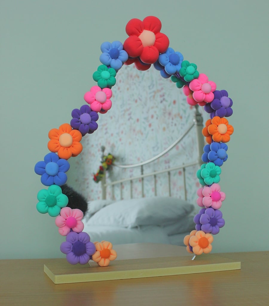 Multi Coloured Decorative Child Safe Mirror