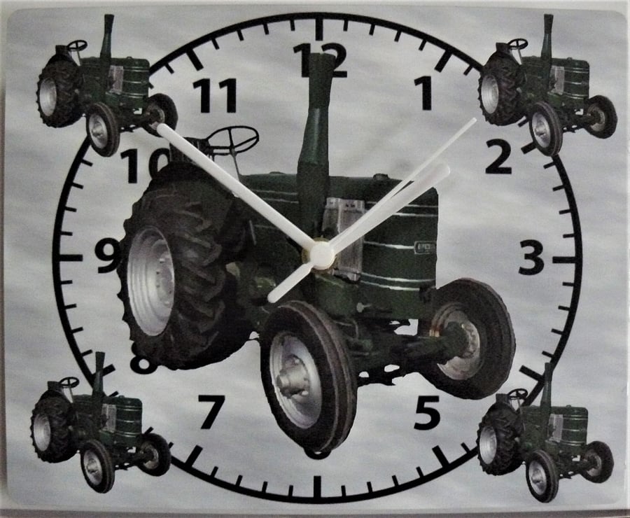 field marshal clock tractor classic wall clock Folksy