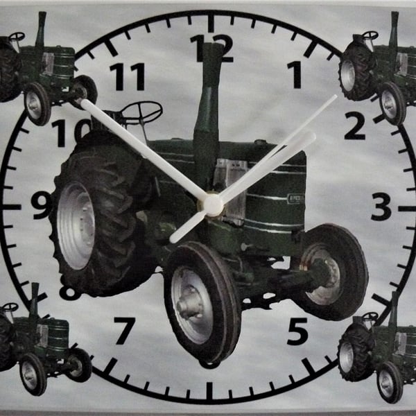 field marshal clock tractor classic wall clock farm vintage tractor 