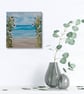 Daisies at the beach Original SeaPainting - Image 6