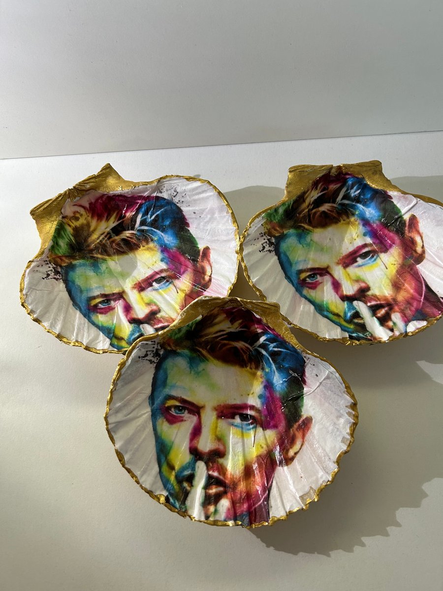 Handcrafted Decoupage Scallop Shells