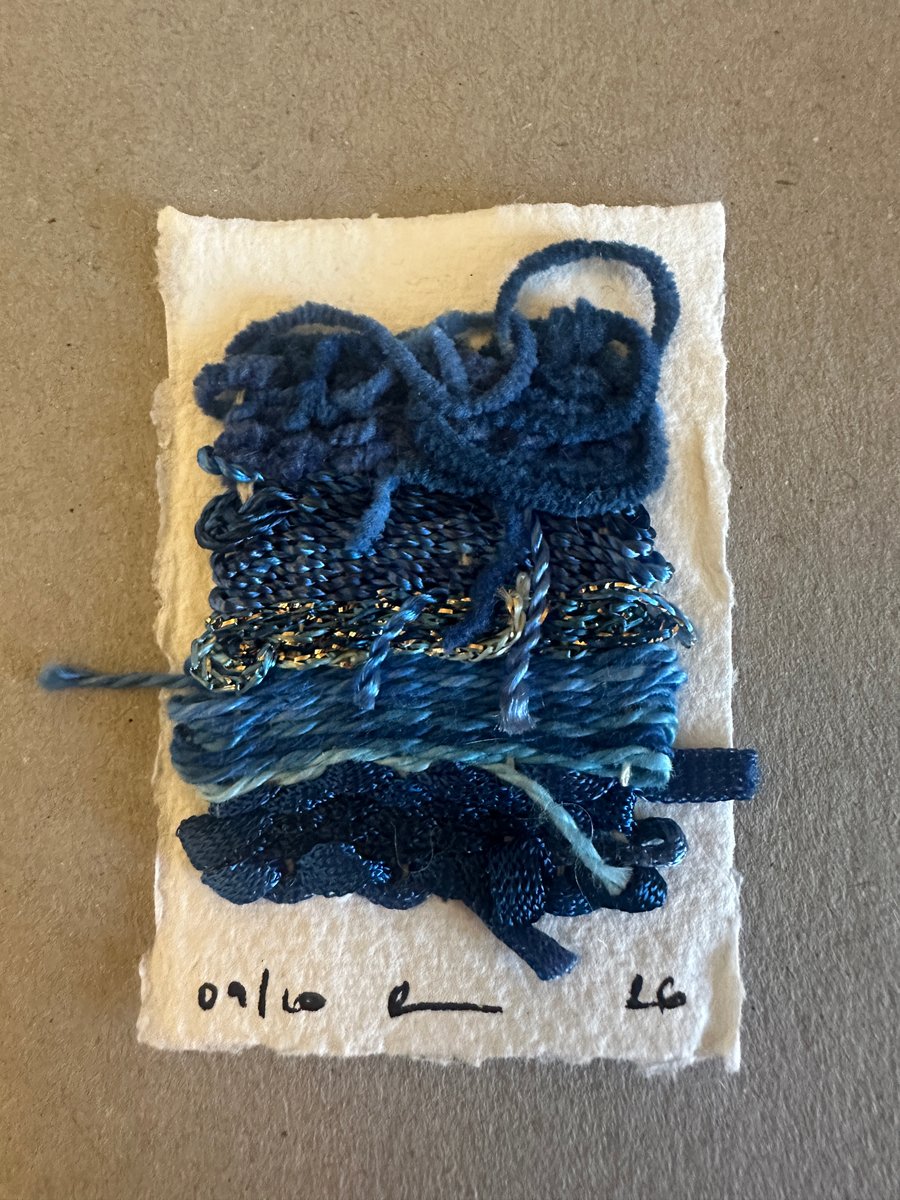 Miniature weaving on paper 9 of 10