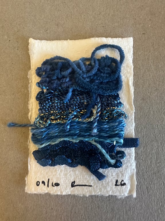 Miniature weaving on paper 9 of 10