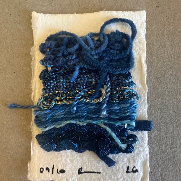 Miniature weaving on paper 9 of 10