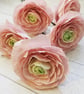 Blush Pink Paper Ranunculus - Image 2