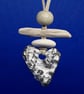 Natural Hagstone Heart Necklace Pendant  - Image 2