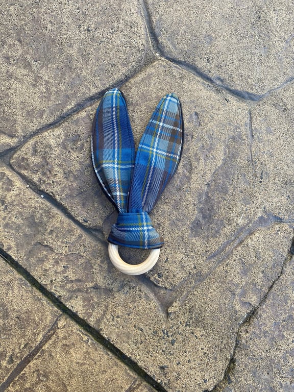 Holyrood Tartan Bunny Ears Teether