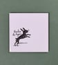 'Feels Familiar' (Set 1 - Sepia) ceramic coaster or decorative tile set. - Image 5