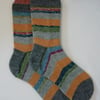 Hand knitted socks, MEDIUM, size 5-6