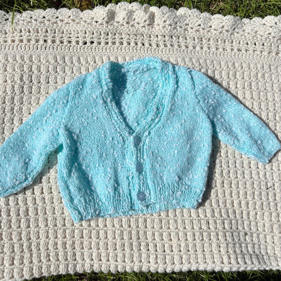 Mint cardigan 12mo