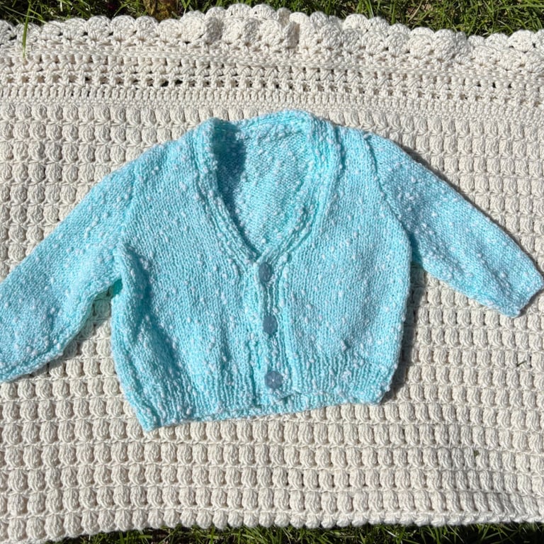 Mint cardigan 12mo