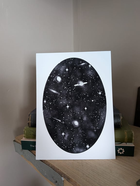 Cosmic Silence – Celestial Art Print