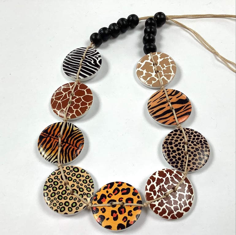 Button Necklace