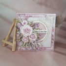 Handmade Floral Card (67) Boxed Gift