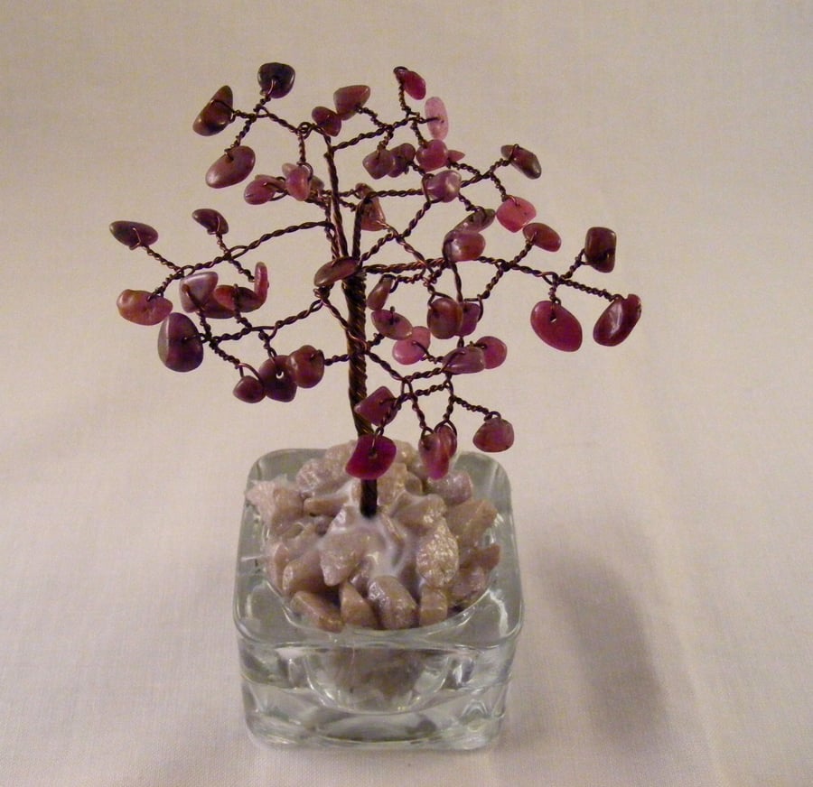 Ruby Gemstone Tree
