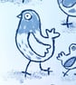  Pigeon Toes original A3 Screen Printby Jo Brown Happy Tomato- unframed - Image 5