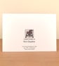 Greetings Card with Colourful Ukrainian Decorated Eggs - blank inside A-PYB - Image 6