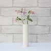 White porcelain bud vase MADE TO ORDER