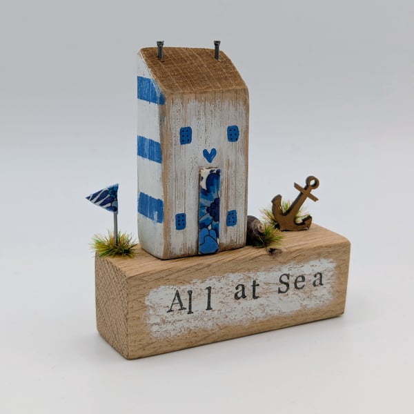 All At Sea - Handmade Tiny Oak Cottage Home Decor 