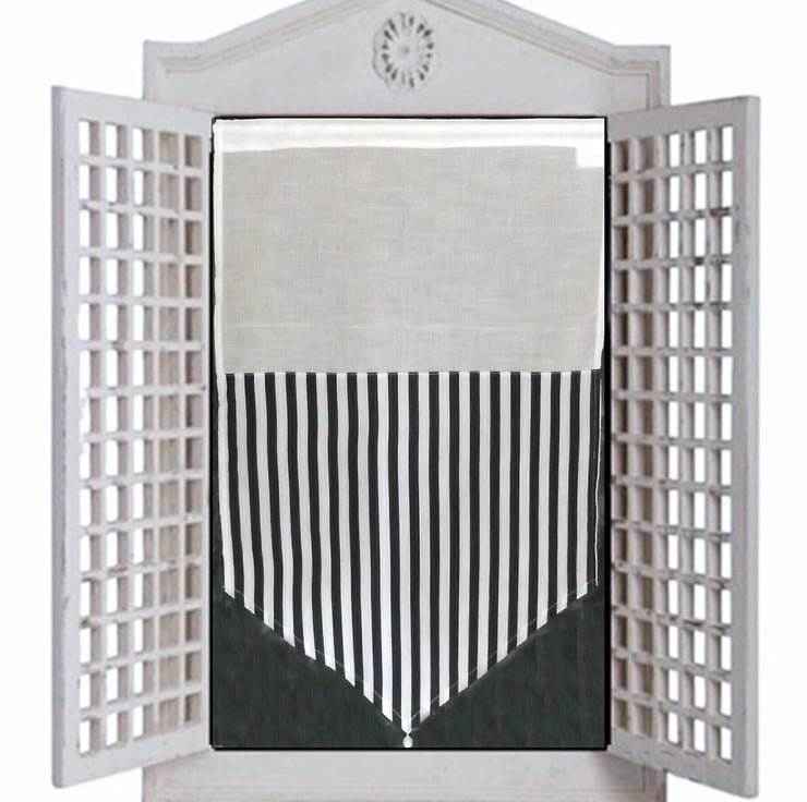 Small curtain Handmade window panel Unique Bris... - Folksy