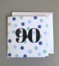 90th Birthday Card for Him - 90 - Ninety - Ninetieth Birthday Card - Image 2