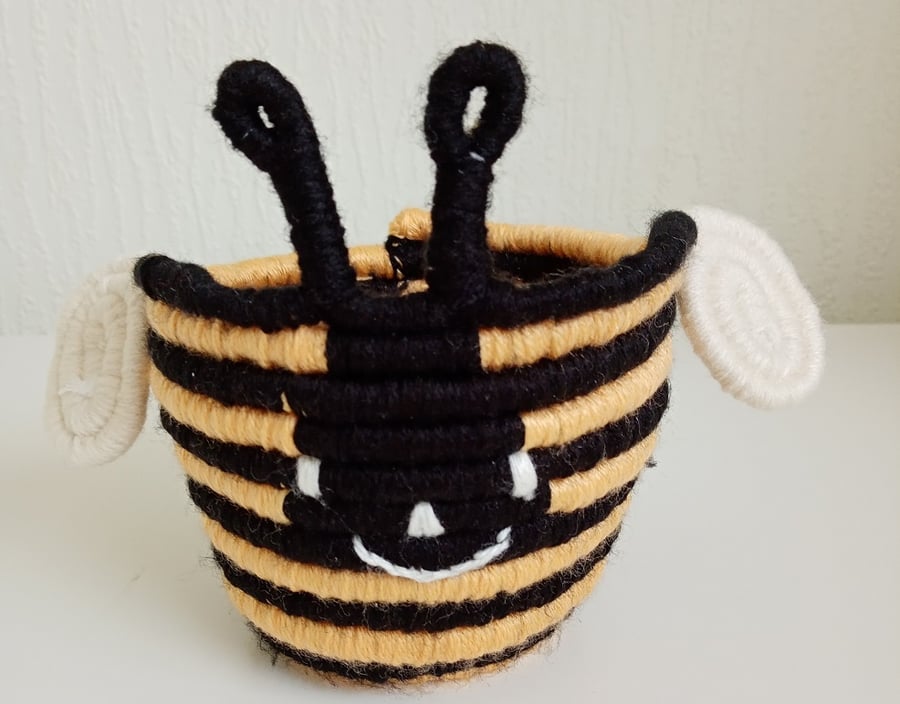 Betty Bee, Small, Coiled Rope Storage Basket