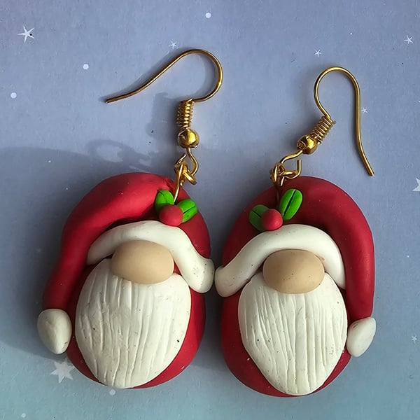 Santa Gonk Earrings