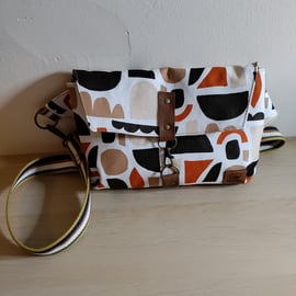 Funky canvas crossbody Bag 