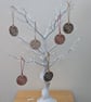 Wooden HoHoHo Christmas Bauble
