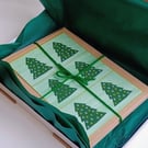 Christmas Cards - pack of 4 - Christmas Trees