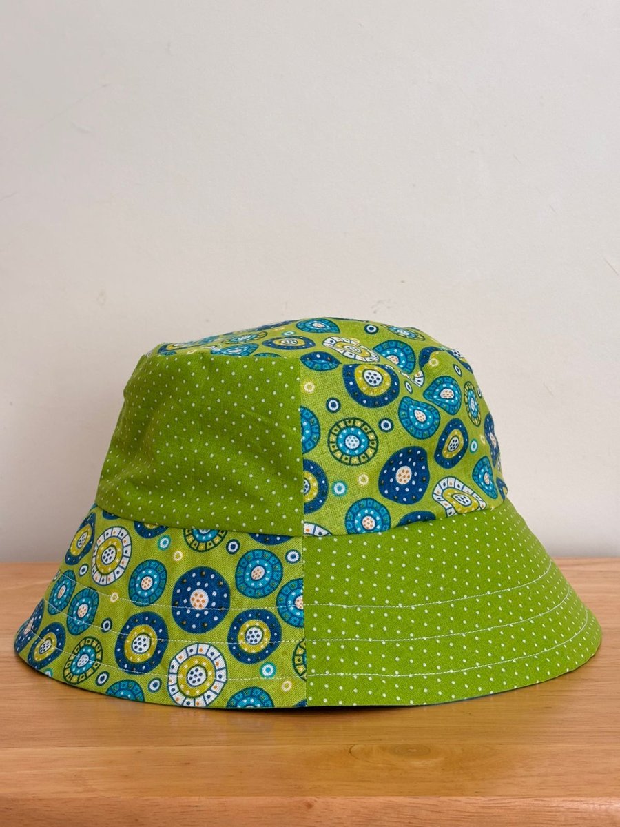 Patchwork Bucket Hat 