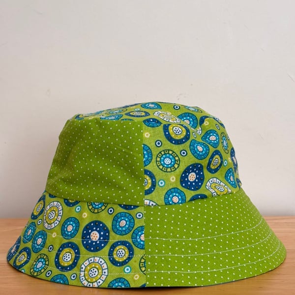 Patchwork Bucket Hat 