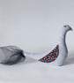 Bird cushion - Grey Nessa - Image 1