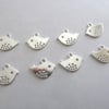 silver bird charms