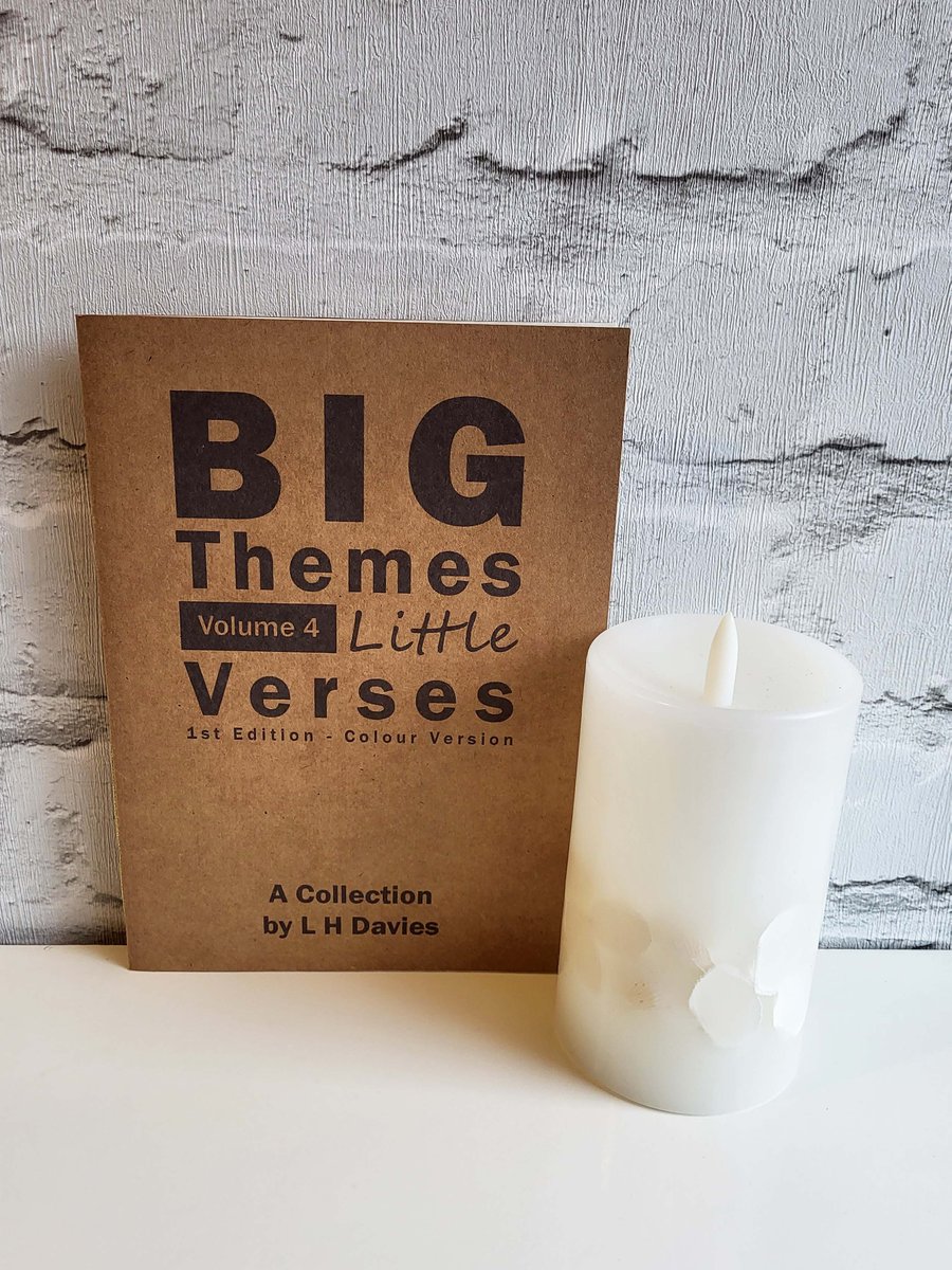 Big Themes Little Verses V.4 - Col, 1st Edition Handmade Poetry Book, L. Edition