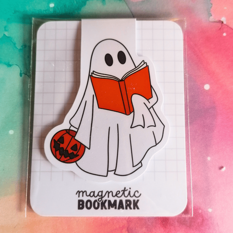 Magnetic Bookmark - Trick or Treat Reading Ghost