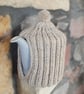 Tea Cosy for Le Creuset Medium Grand 1.3L Tea Pot, Hand Knitted, Oatmeal - Image 2