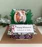 Guinea pig Christmas Card; Personalised. Christmas gift for guineapig lover. - Image 3