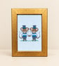 Personalised Wedding Mice Cross Stitch – Framed Keepsake - Grooms - Image 4
