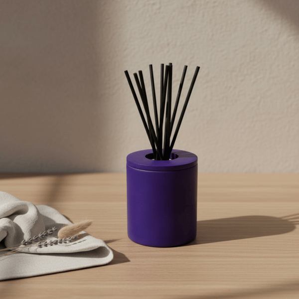 Handmade Indigo Diffuser Bottle Holder for Home Fragrance