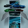 Mens Birthday Card With Cars